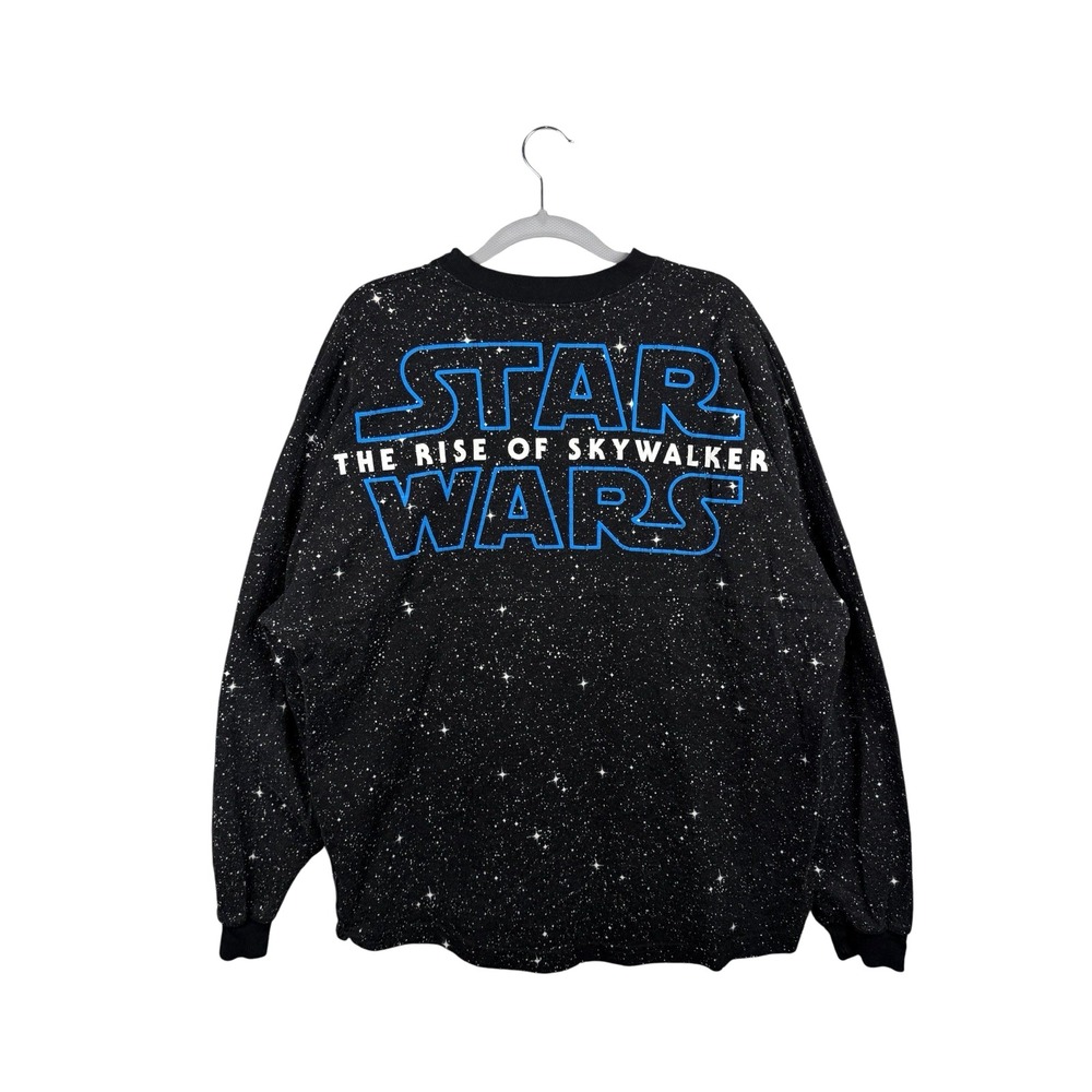 Disney Star Wars Rise of Skywalker Faded Galaxy Spirit Jersey Sz L, Made in USA